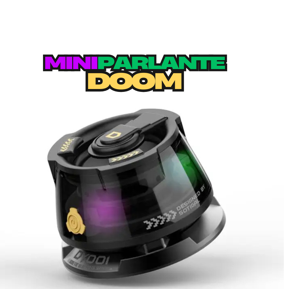 PARLANTE MAGNETICO CON LUZ RGB Y BLUETOOTH