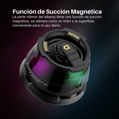 PARLANTE MAGNETICO CON LUZ RGB Y BLUETOOTH